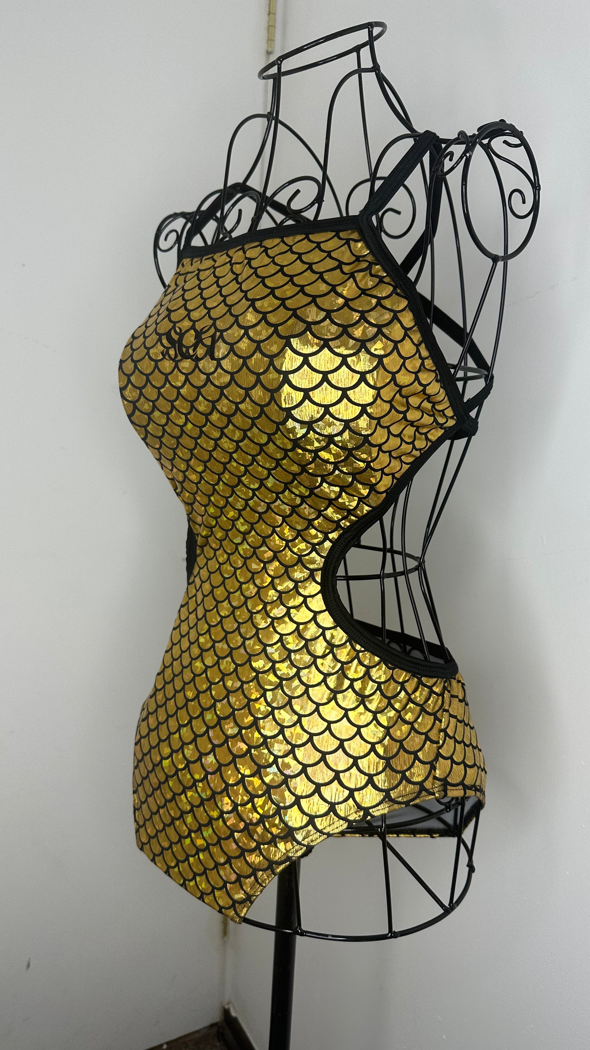 Traje de baño Sirena Golden Dorado
